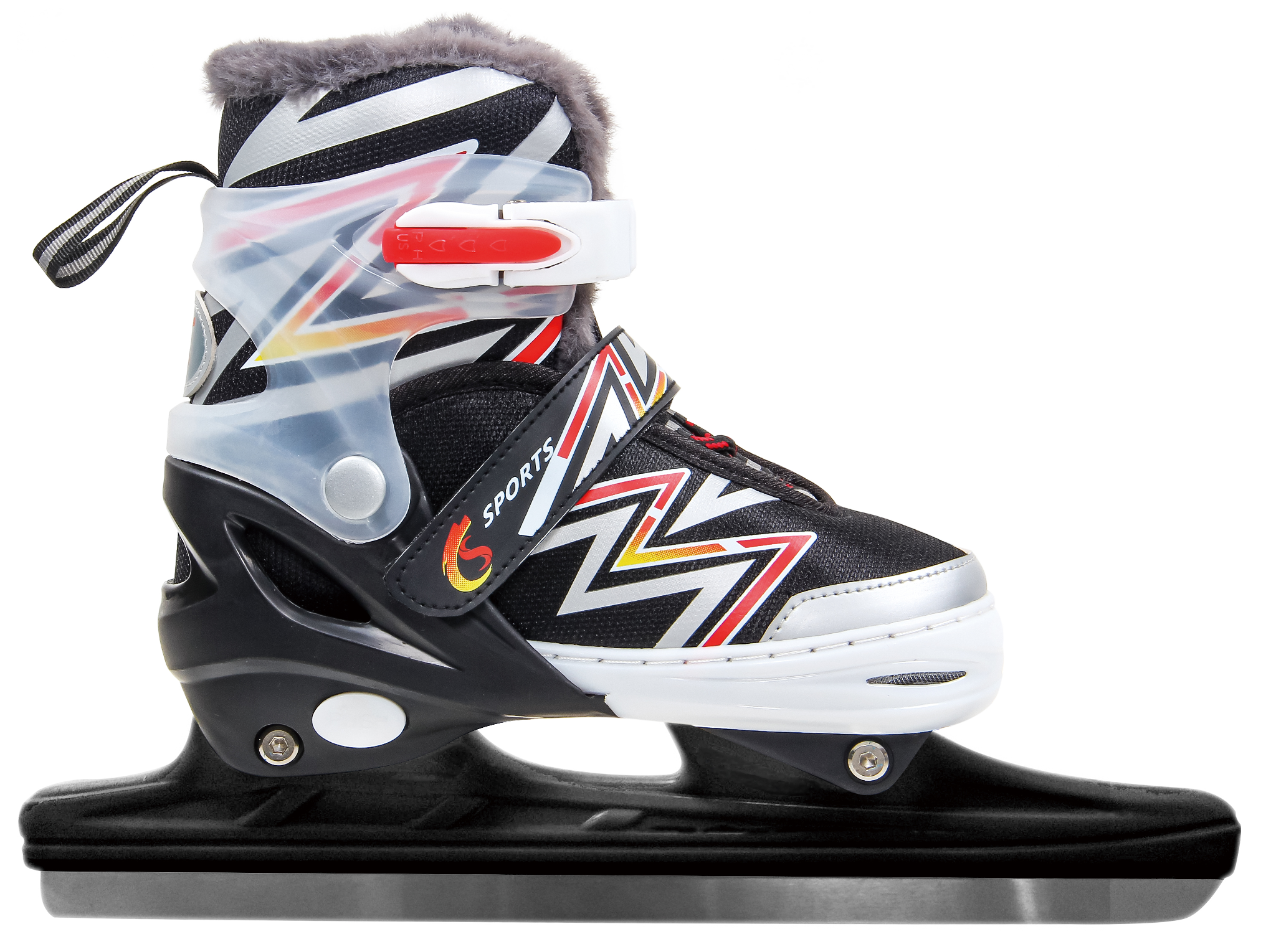 新款冰刀鞋男女儿童初学成人专业保暖可调码溜冰滑冰鞋球刀速滑刀详情4