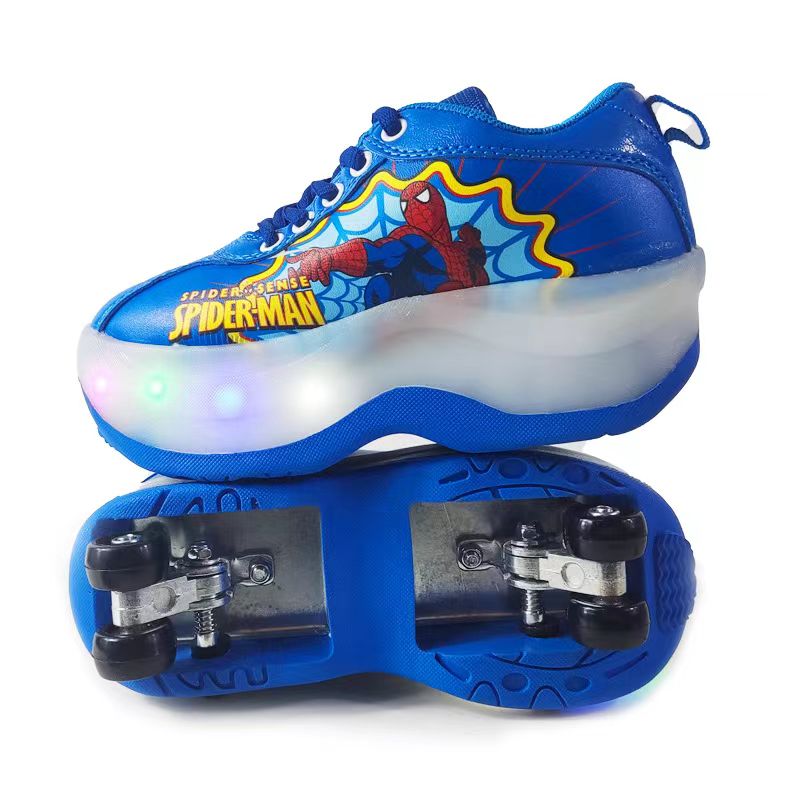 Cartoon and animation two-wheel roller skates, children's roller skates pic 2