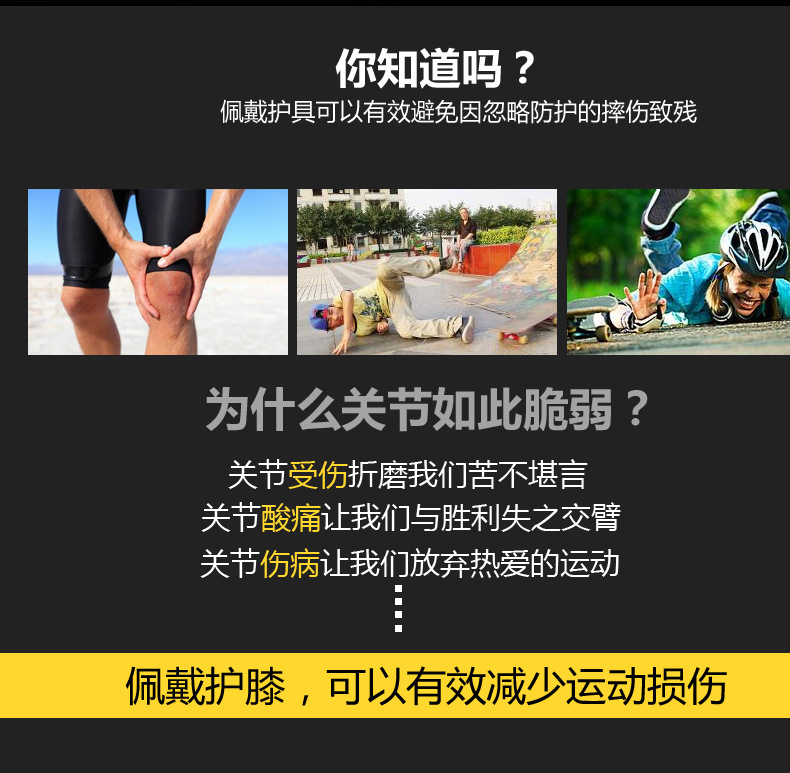 Adult protective gear six-piece set, roller skates protective gear, balance bike protective gear, professional anti-fall knee pads for adults, skating skateboards pic 4