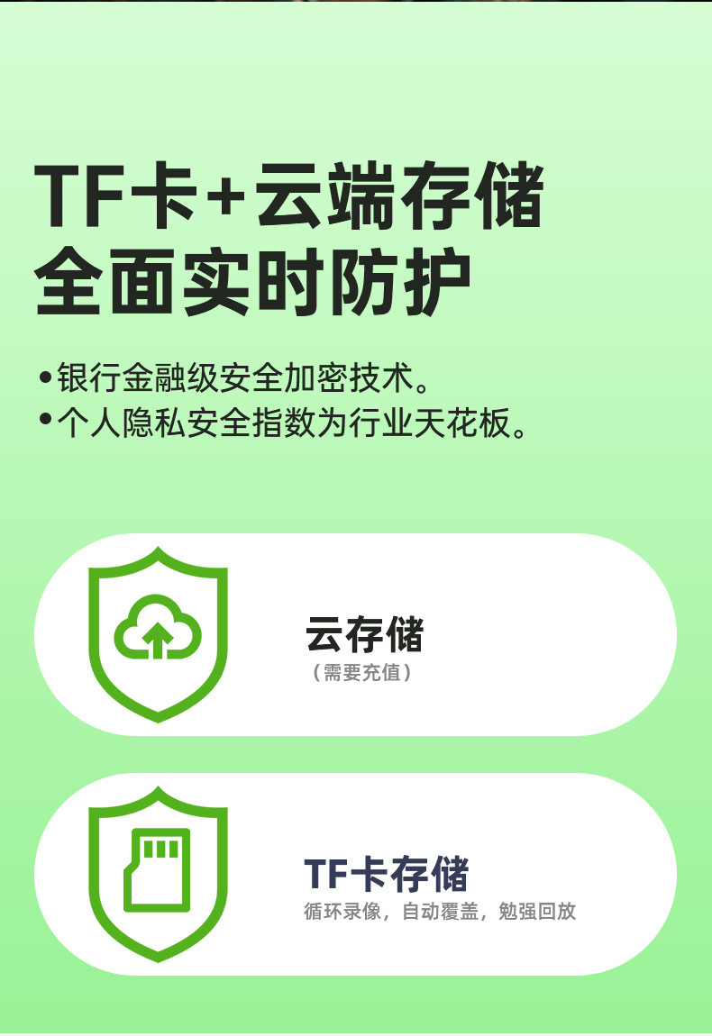 无线监控器360可夜视可连手机高清监控摄像头家用网络摄像机360度详情24