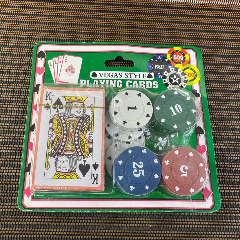 厂家直销定制制卡K牌 +24片筹码扑克/扑克牌详情1
