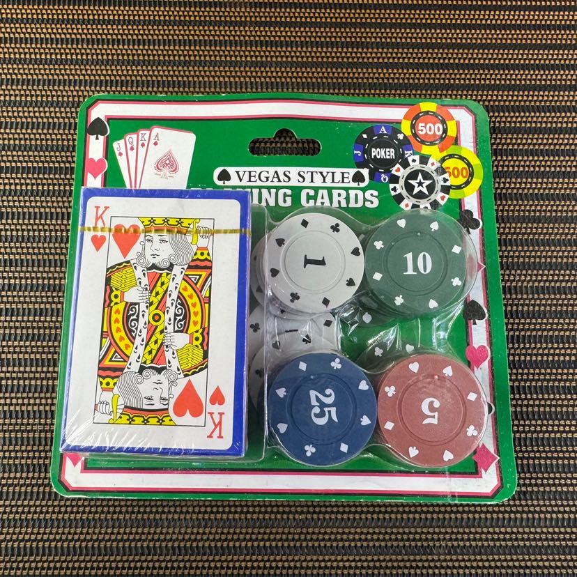 厂家直销定制制卡K牌 +24片筹码扑克/扑克牌详情5