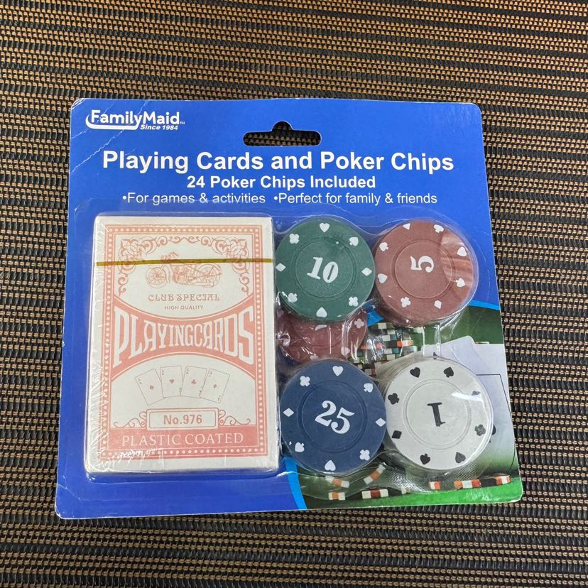 厂家直销定制制卡K牌 +24片筹码扑克/扑克牌详情3