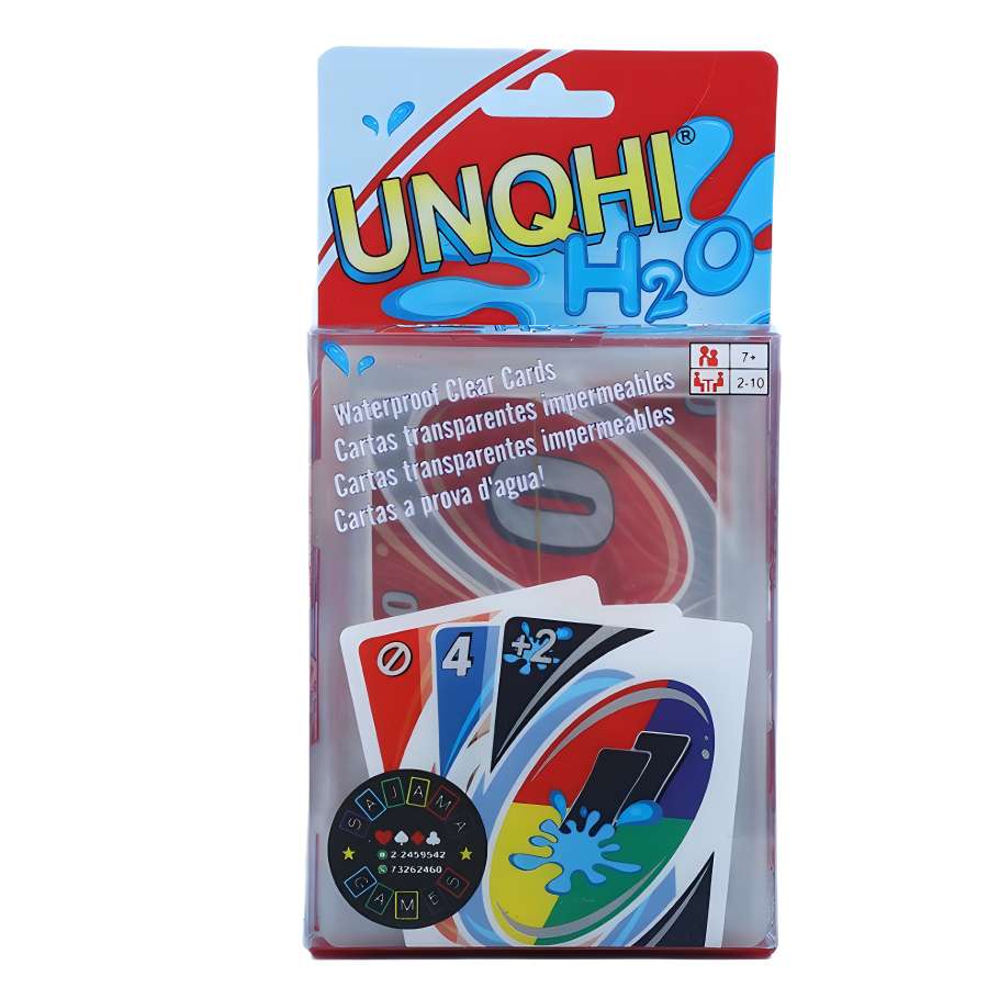 跨境水晶牌UNQHI扑克牌多人聚会娱乐桌游卡牌英文版优诺团建游戏详情2