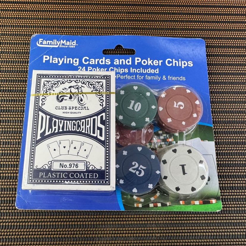 厂家直销定制制卡K牌 +24片筹码扑克/扑克牌详情2