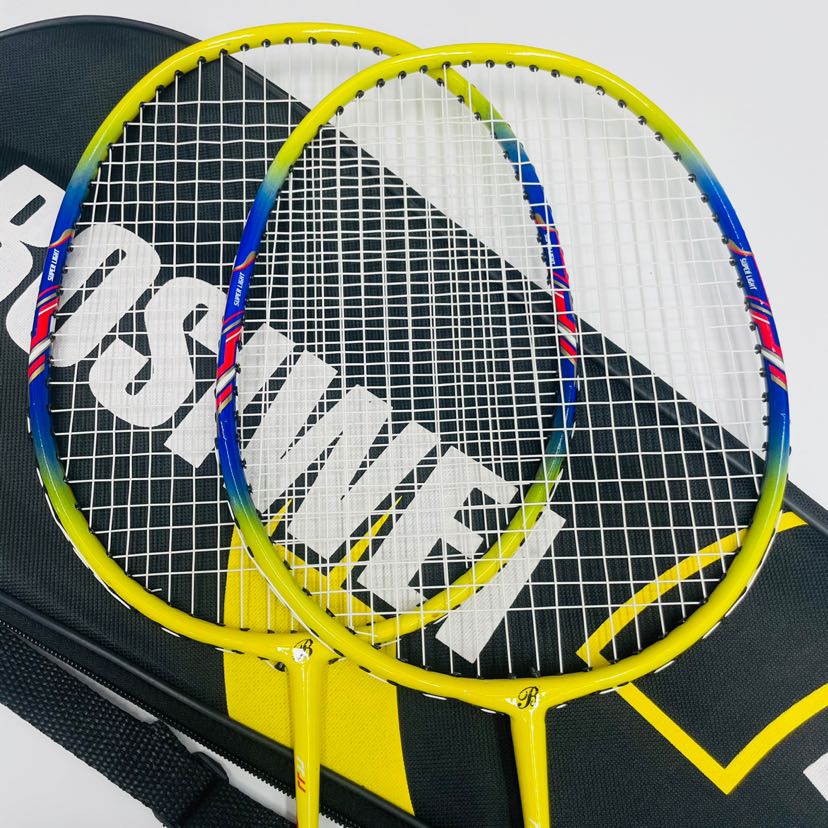 双拍羽毛球球拍套装初学训练批发团购详情3