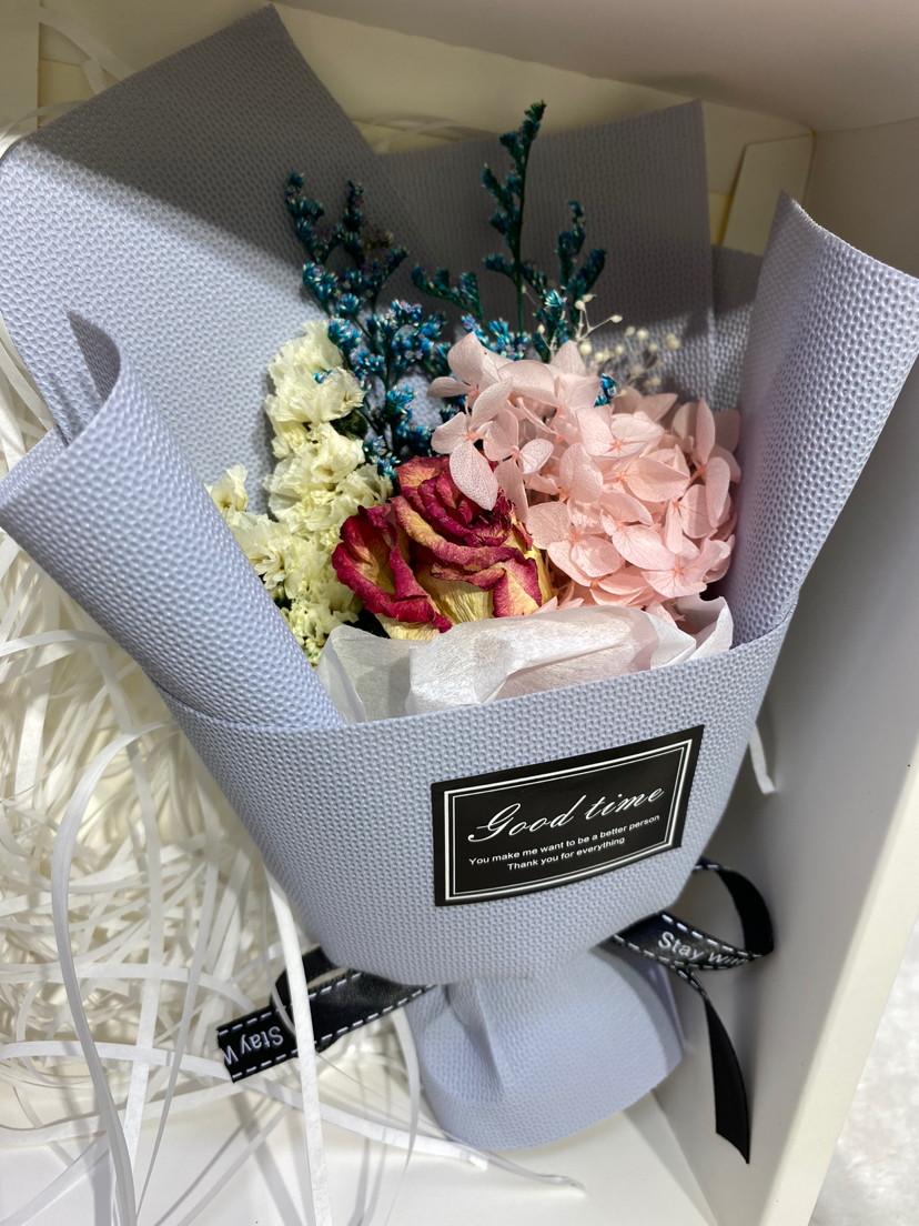 永生花干花花束，礼品赠送详情3