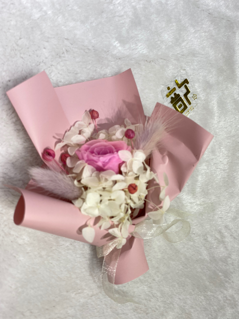 新品ins拍照道具彩色干花水晶草迷你小花束家居装饰活动赠品详情2