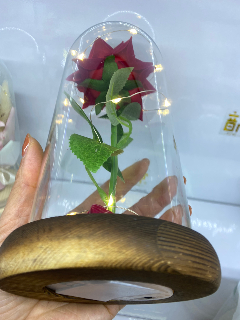 玫瑰灯，节日礼物、生日礼物、家居摆件等详情5