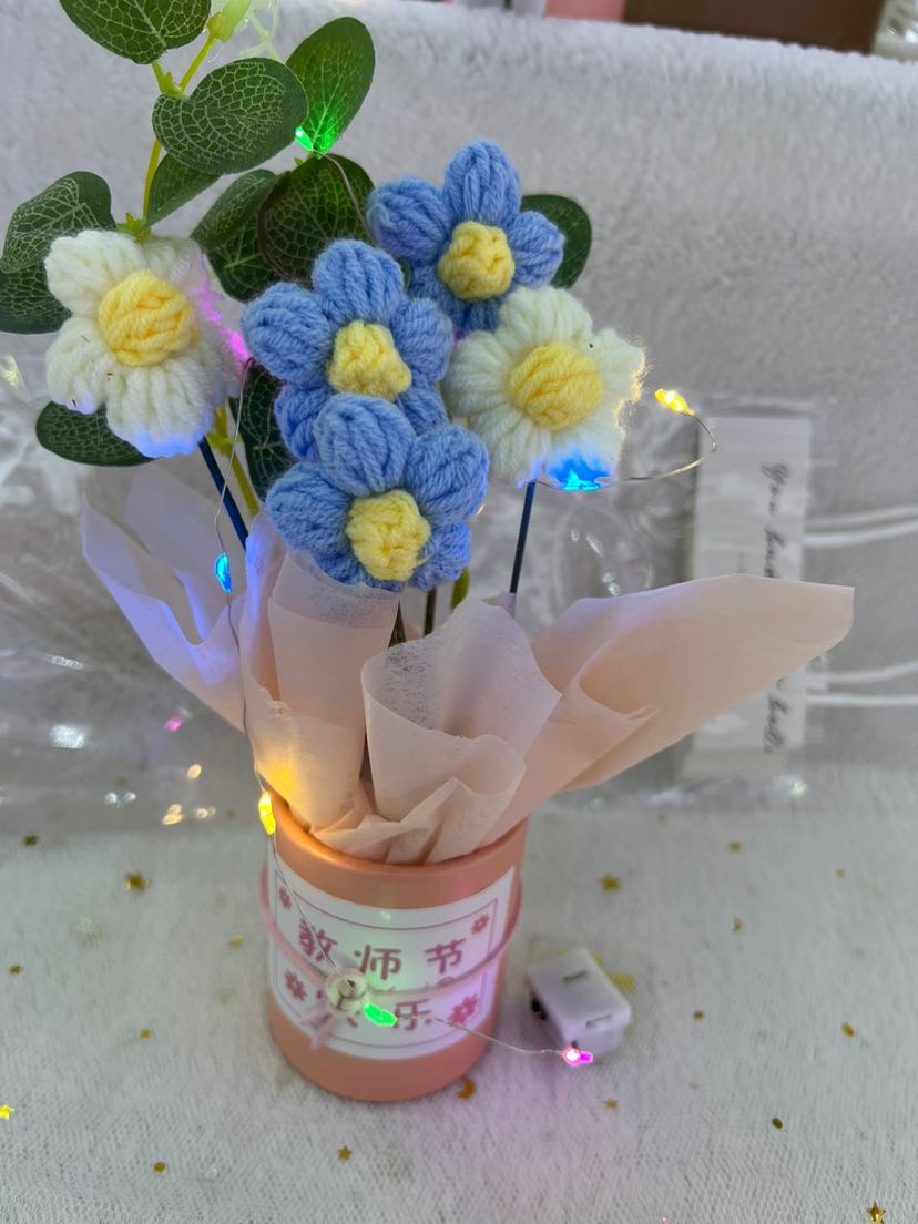 教师节礼物，火爆款针织花详情2