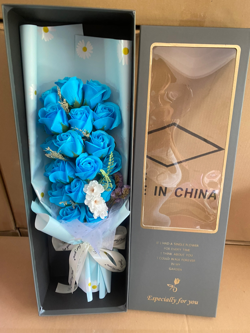 19朵玫瑰花束，情人节礼物，母亲节礼物，节日礼物详情3