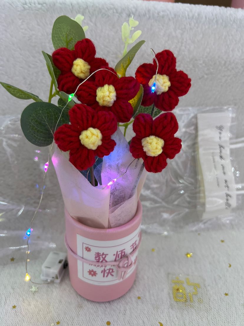 教师节礼物，火爆款针织花详情6