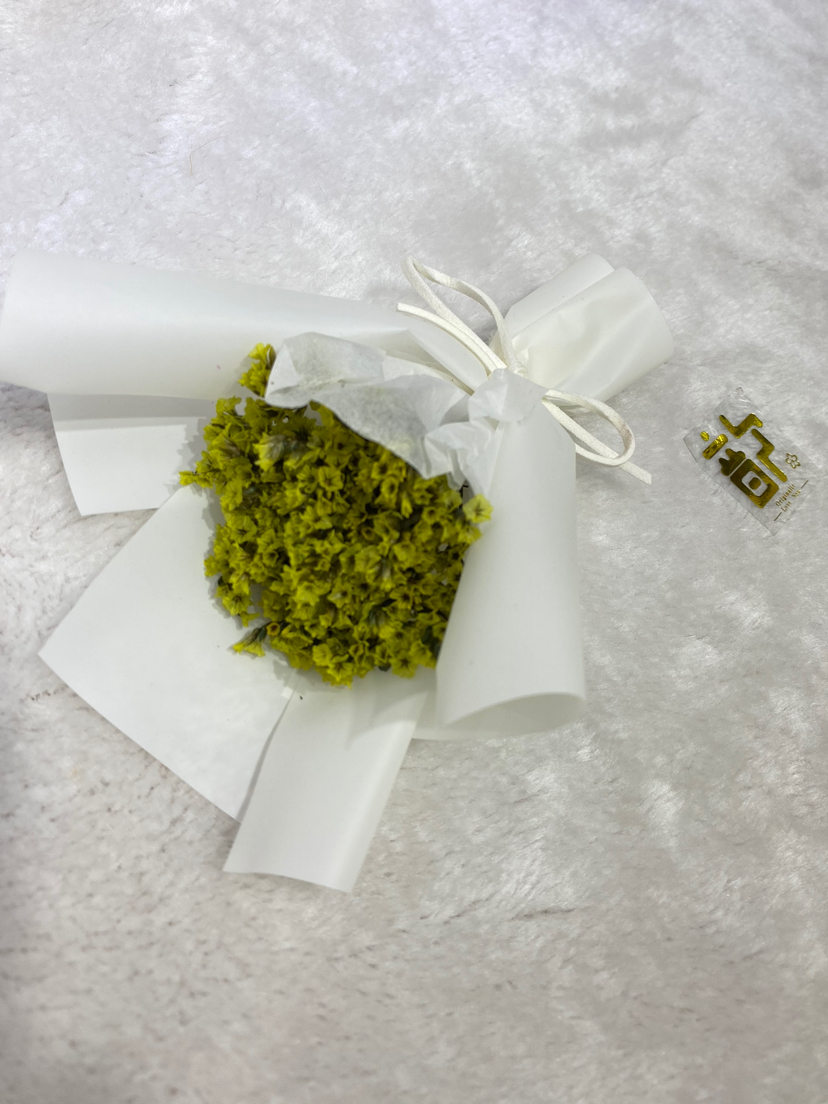 新品ins拍照道具彩色干花水晶草迷你小花束家居装饰活动赠品详情6
