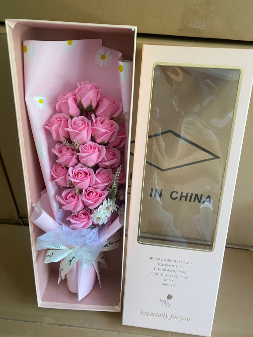19朵玫瑰花束，情人节礼物，母亲节礼物，节日礼物详情2