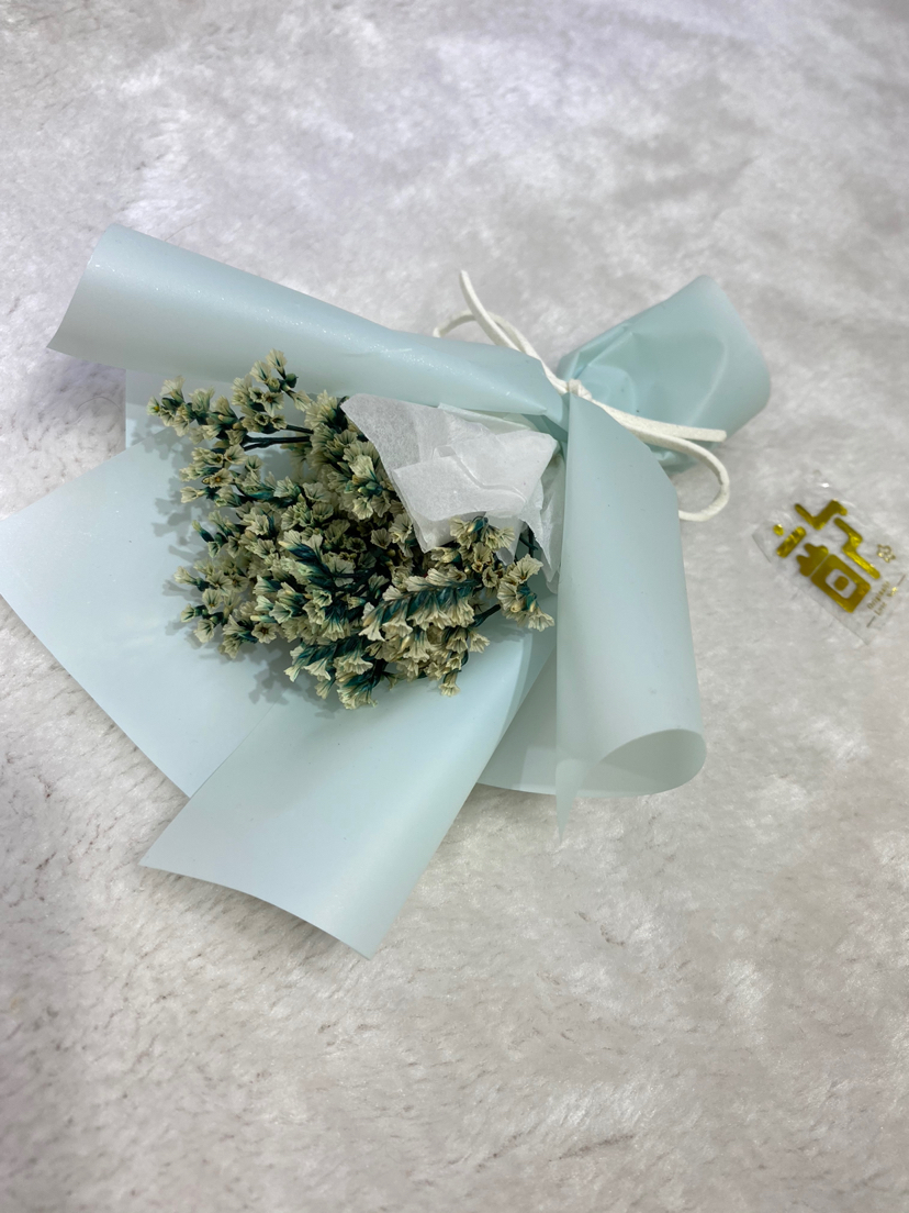 新品ins拍照道具彩色干花水晶草迷你小花束家居装饰活动赠品详情8