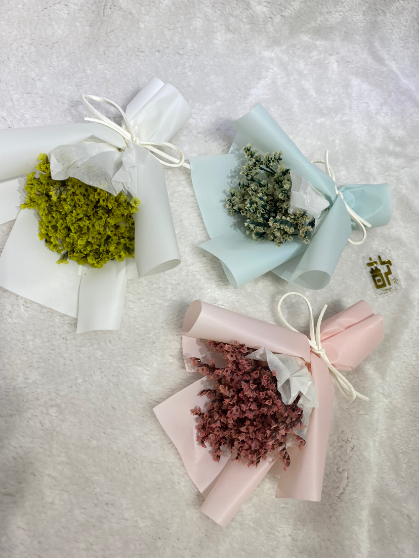 新品ins拍照道具彩色干花水晶草迷你小花束家居装饰活动赠品详情9