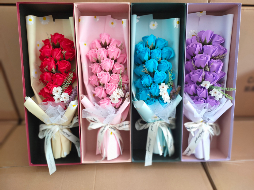 19朵玫瑰花束，情人节礼物，母亲节礼物，节日礼物详情1