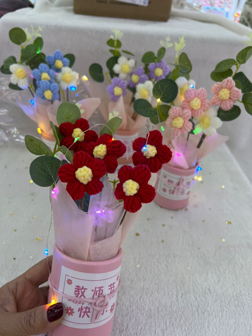 教师节礼物，火爆款针织花详情7