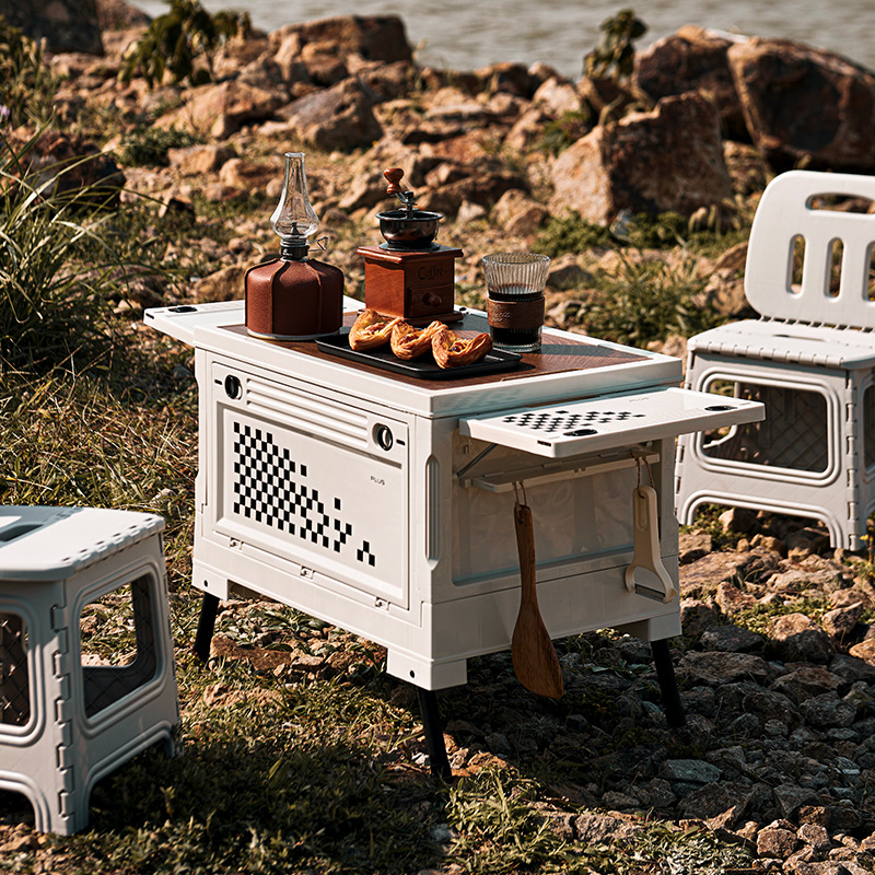 户外露营收纳箱折叠箱野营野餐整理储物箱汽车车载后备箱露营箱子详情25