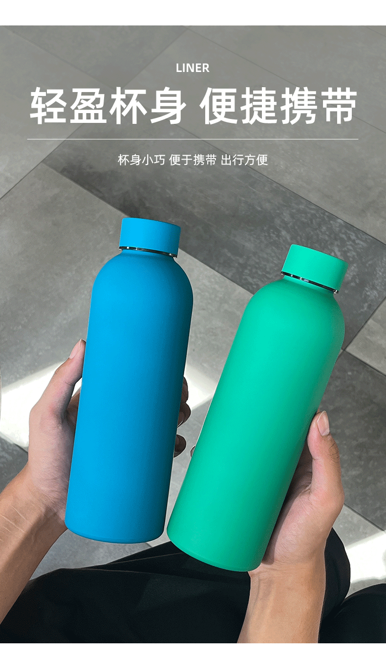 跨境304不锈钢保温杯美式小口户外运动水杯户外真空保冷水杯定制详情10