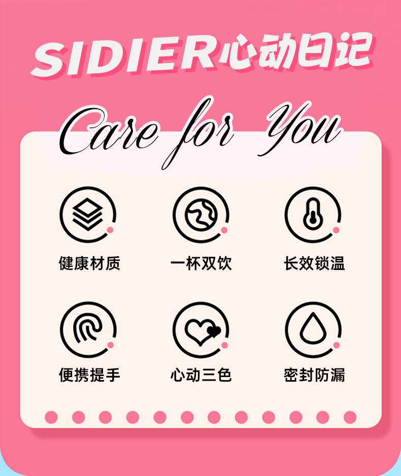 新款卡通萌兔冰霸杯316不锈钢保温杯大容量吸管杯便携学生水杯详情2