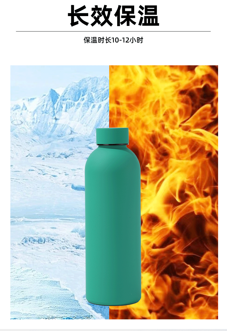 跨境304不锈钢保温杯美式小口户外运动水杯户外真空保冷水杯定制详情7