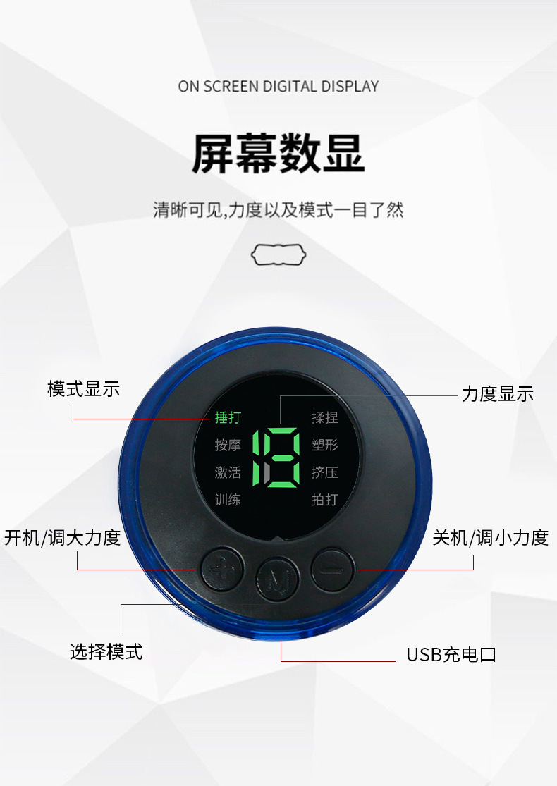 Мини-массажист smart EMS с удобным портативным плечевым массажистом для дома с электродинамическим импульсным массажистом шейных позвонок pic 5