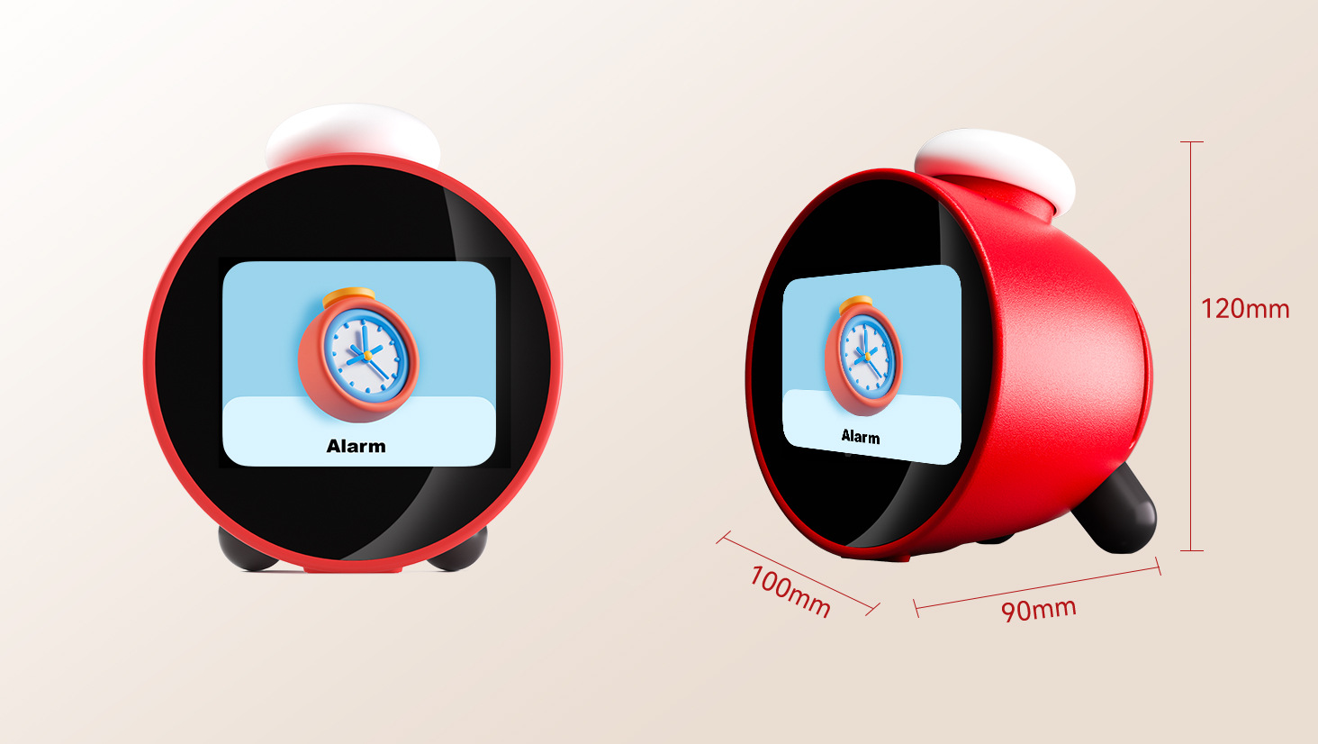 AI智能闹钟卡通艺术创意智能闹钟新款儿童个性闹钟可语音闹钟跨境智能闹钟详情15