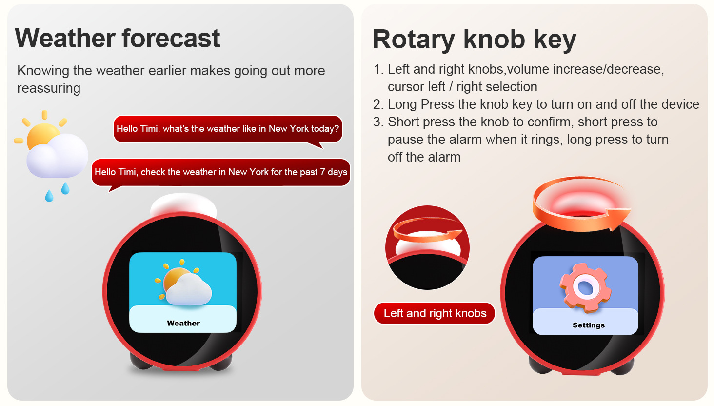 AI智能闹钟卡通艺术创意智能闹钟新款儿童个性闹钟可语音闹钟跨境智能闹钟详情13