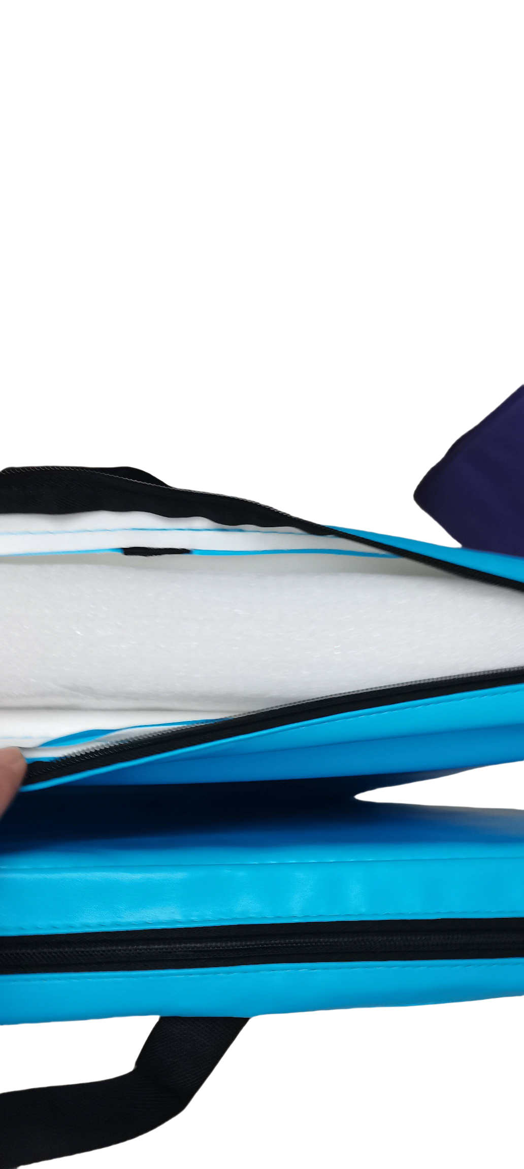 厂家直销pu革体操 瑜伽，户外休息便携方便柔软舒适运动海绵垫详情2