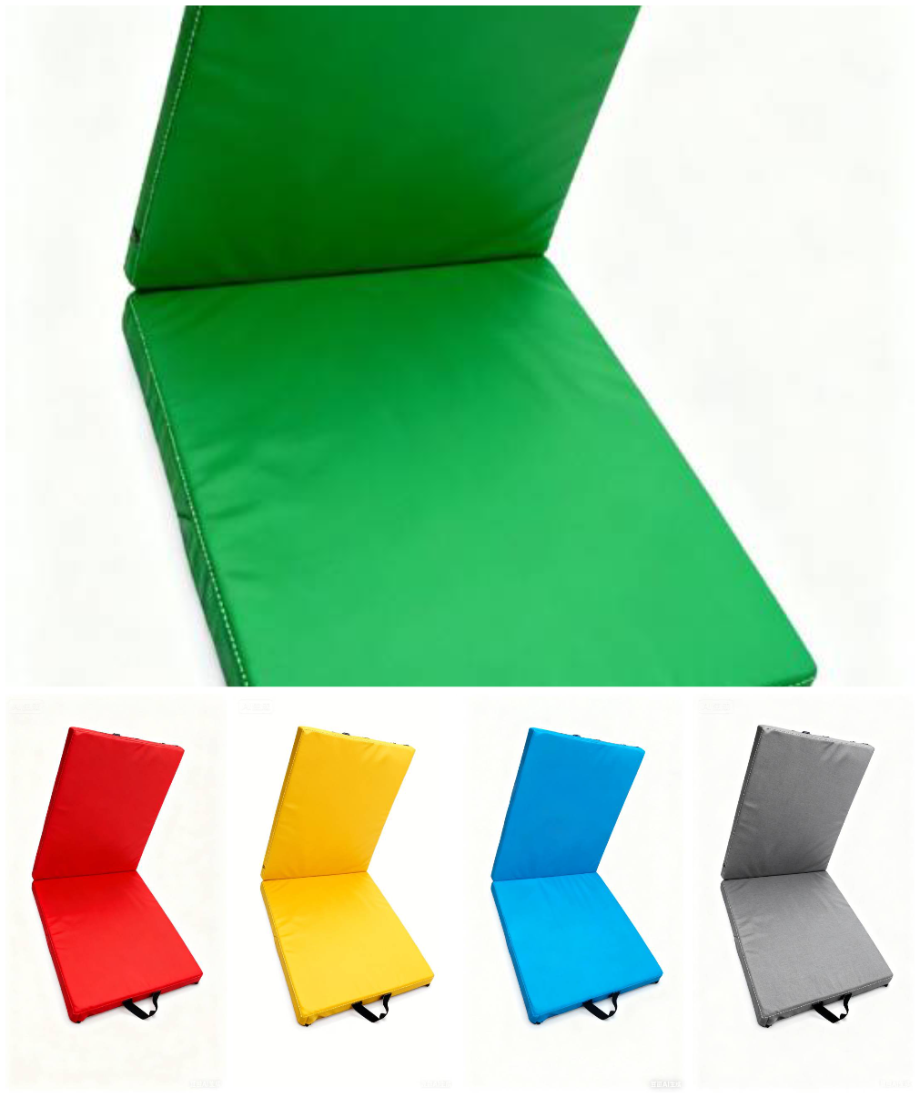 厂家直销pu革体操 瑜伽，户外休息便携方便柔软舒适运动海绵垫详情1