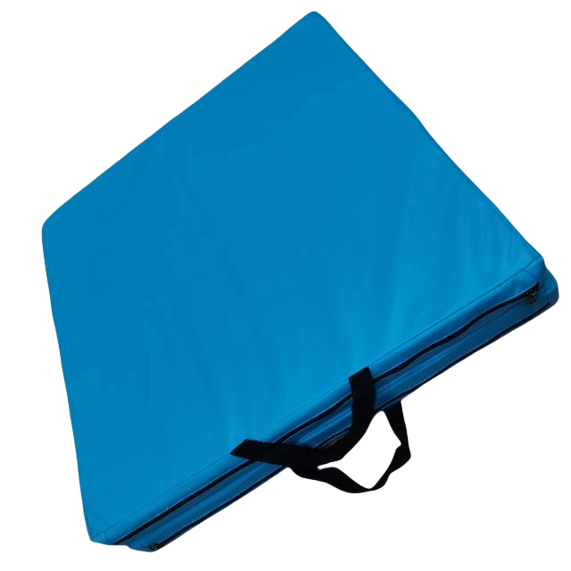 厂家直销pu革体操 瑜伽，户外休息便携方便柔软舒适运动海绵垫详情4