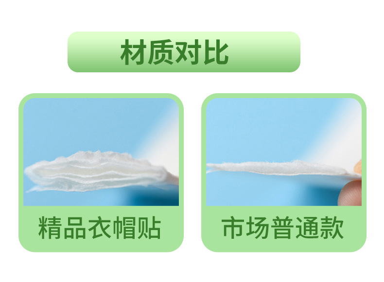 10片装一次性帽檐贴棒球帽防脏军训帽防汗透气帽沿贴衣领吸汗贴详情7