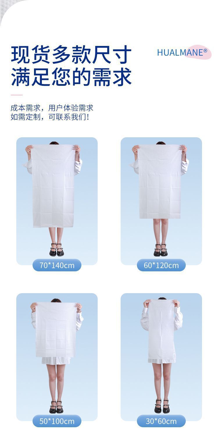 一次性浴巾旅行单独包装一次毛巾加厚加大不掉絮浴巾民宿酒店批发详情7