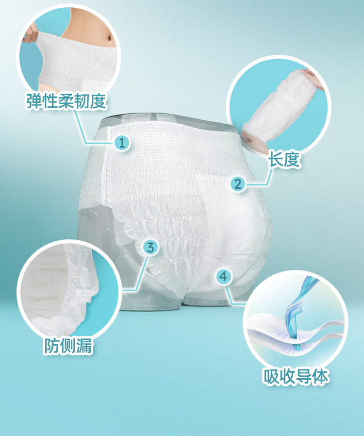 拿样菲丽丝安睡裤女卫生巾安心裤经期用防漏产后拉拉裤夜安裤详情4