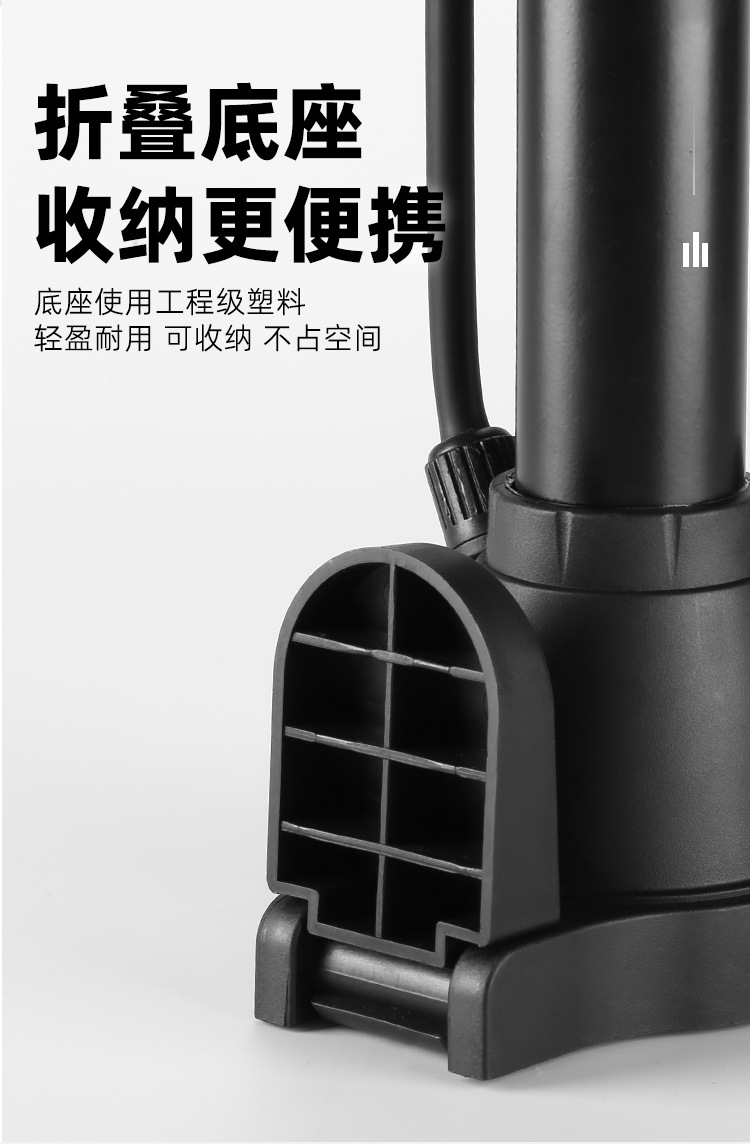 手动高压打气筒自行车电动车摩托车汽车家用多功能篮球 充气筒详情15