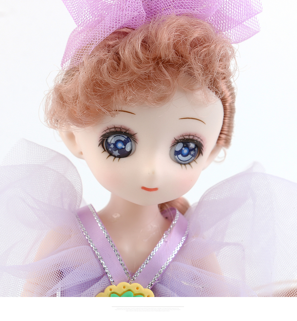 30 cm creative smart music new style gauze dress princess doll toy girl Barbie doll birthday gift girl play house doll pic 6
