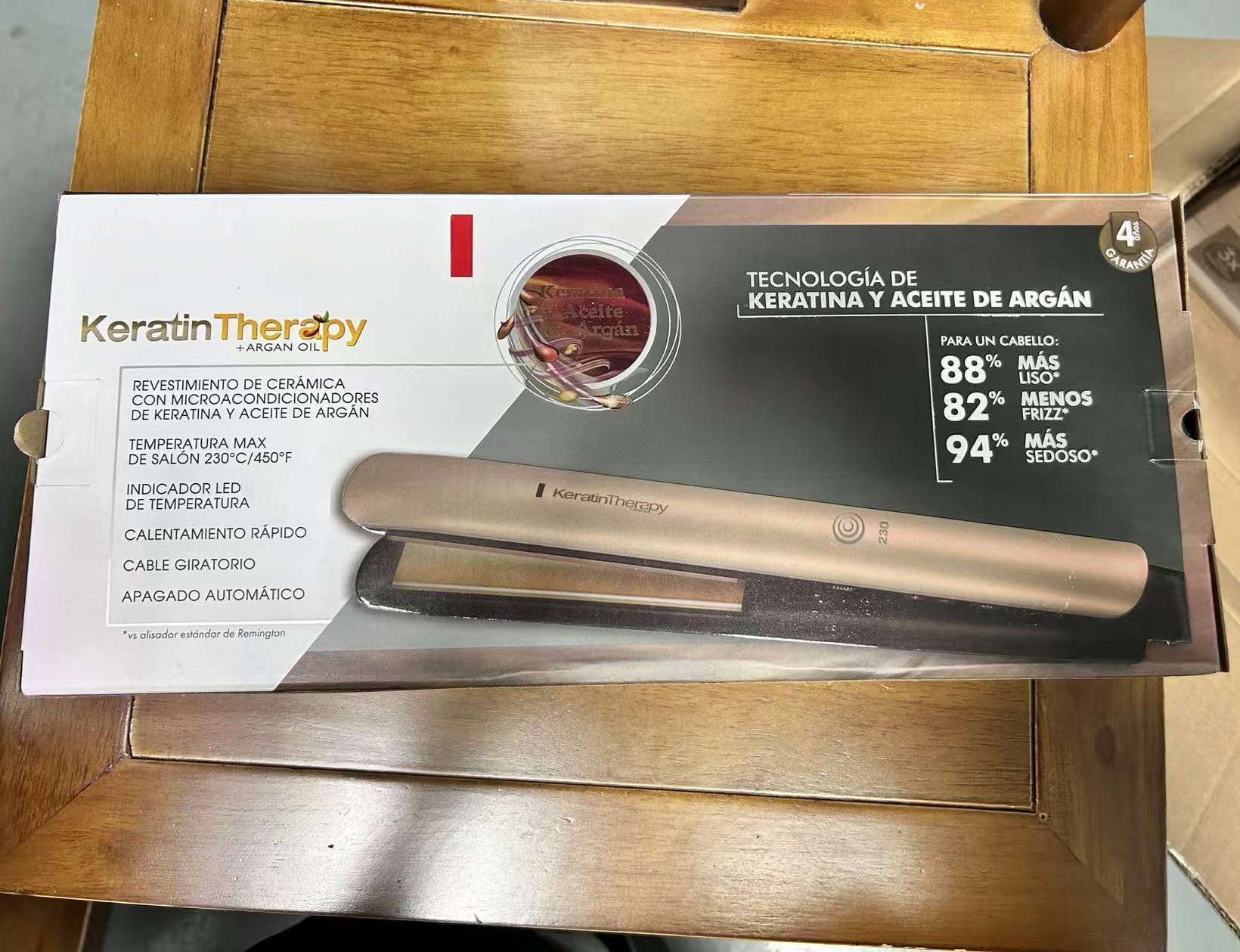 液晶显示灯直发夹S8599 调温多功能卷发棒 直卷两用护发夹板直发详情2