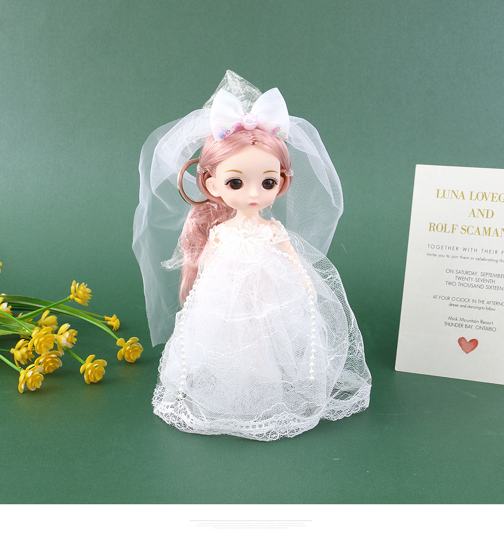 17 cm Barbie Princess training institution gifts, exquisite keychains, accessories, pendants, doll toys wholesale pic 6