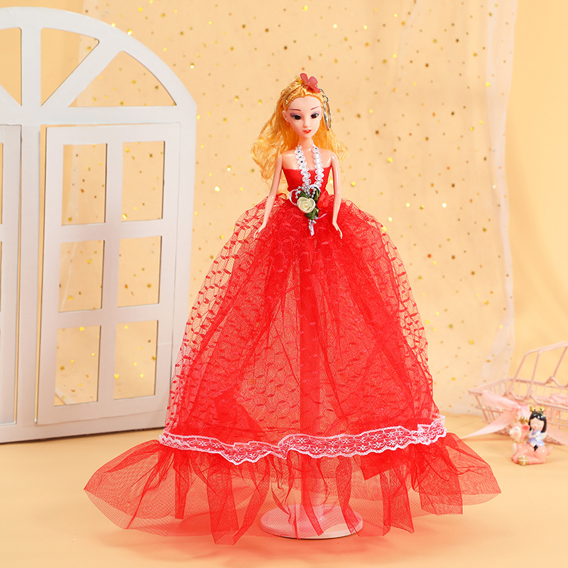 Extra-large 50cm wedding dress, Barbie doll keychain pendant, creative cartoon princess doll keychain wholesale pic 10