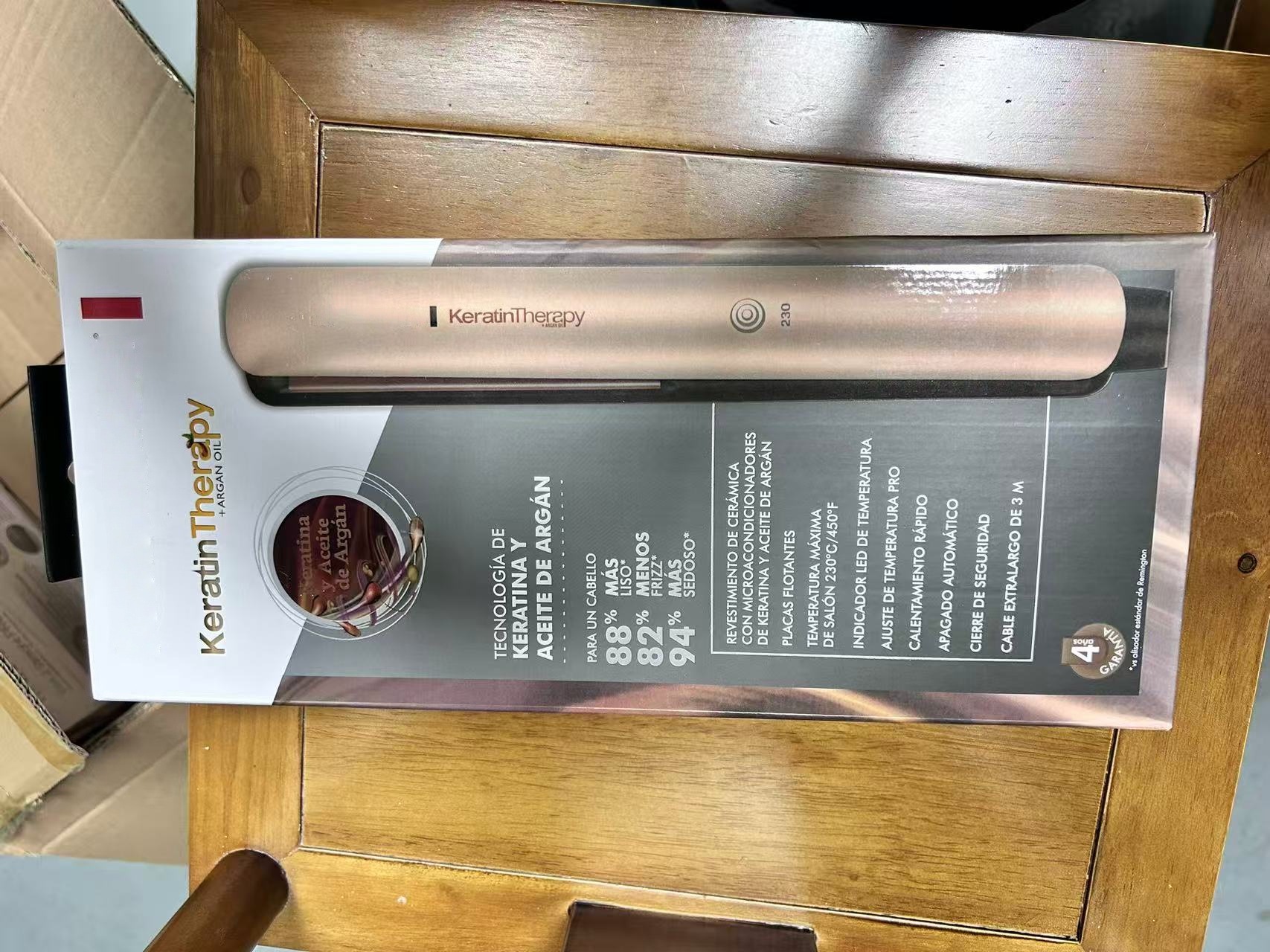 液晶显示灯直发夹S8599 调温多功能卷发棒 直卷两用护发夹板直发详情3