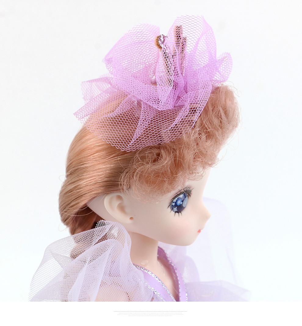 30 cm creative smart music new style gauze dress princess doll toy girl Barbie doll birthday gift girl play house doll pic 8