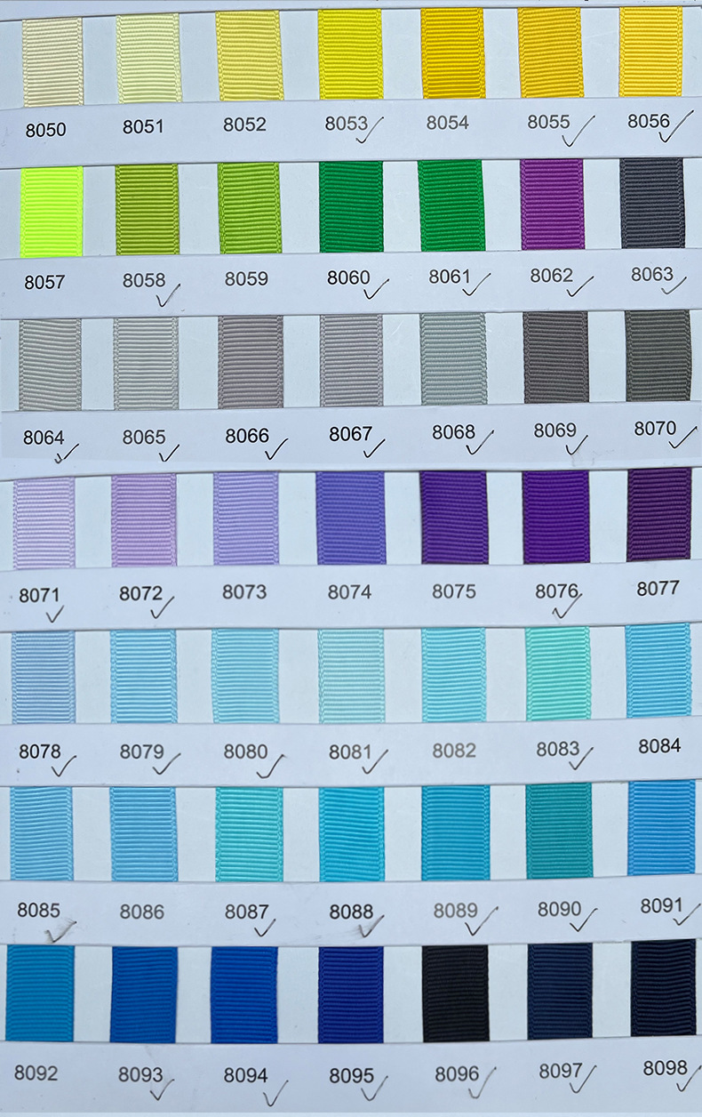 1cm罗纹带 条纹织带加厚双面螺纹带 纯色diy手工蝴蝶结平纹带特价详情9