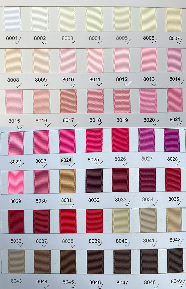 1cm罗纹带 条纹织带加厚双面螺纹带 纯色diy手工蝴蝶结平纹带特价详情8