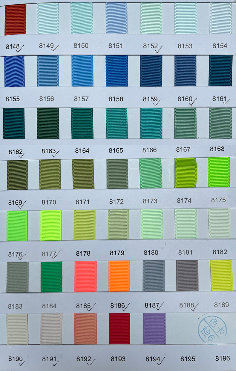 1cm罗纹带 条纹织带加厚双面螺纹带 纯色diy手工蝴蝶结平纹带特价详情11