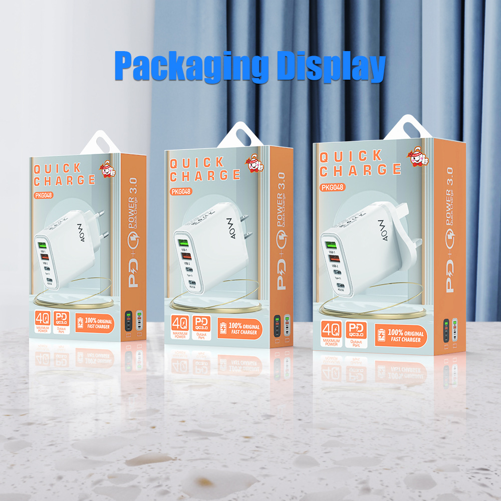 私模618 2PD+2USB欧美英规手机充电器 PD25W+USB多口手机快充电头详情10