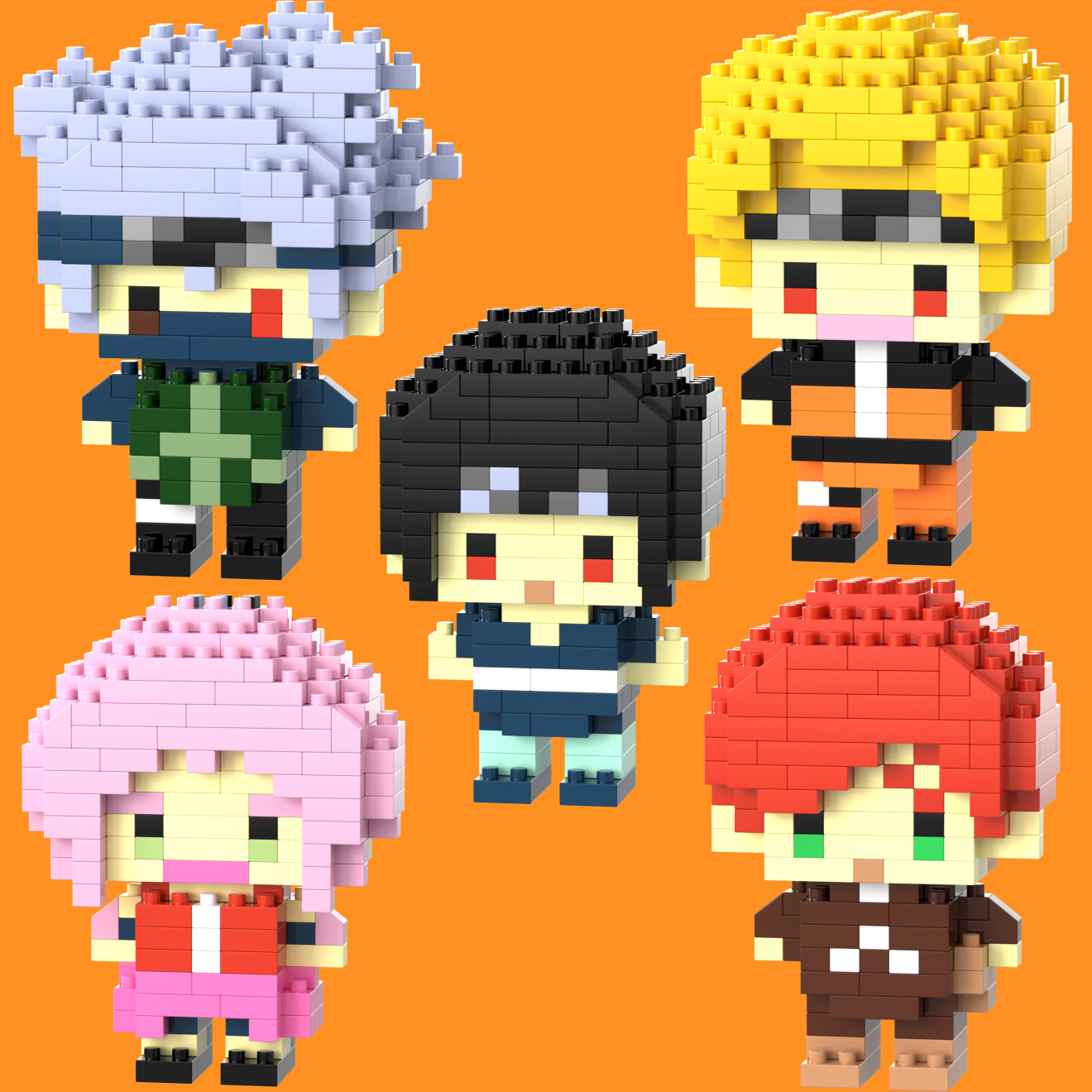 火影忍者微颗粒钻石兼容积木拼装玩具儿童益智学生男孩礼物详情3