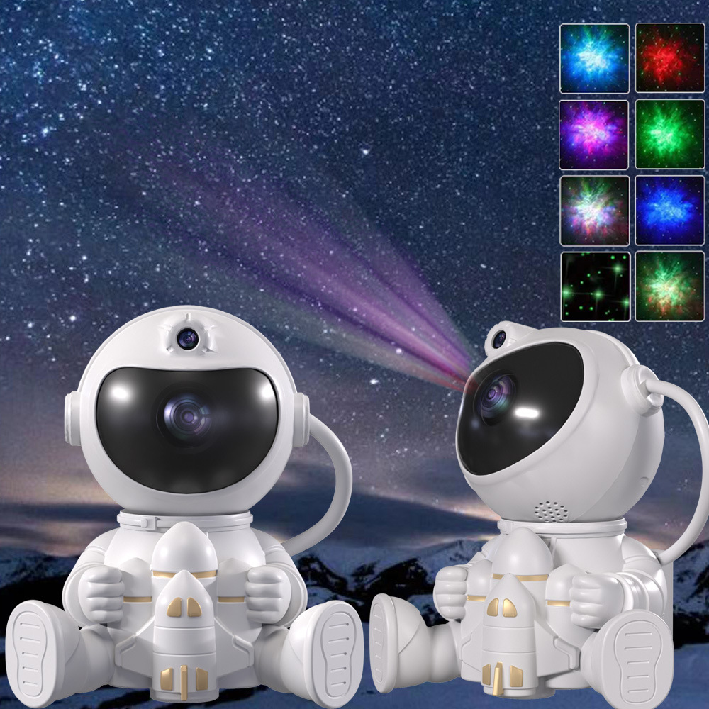 航天飞机火箭宇航员星空灯  投影灯氛围太空人投影小夜灯卧室摆件详情2
