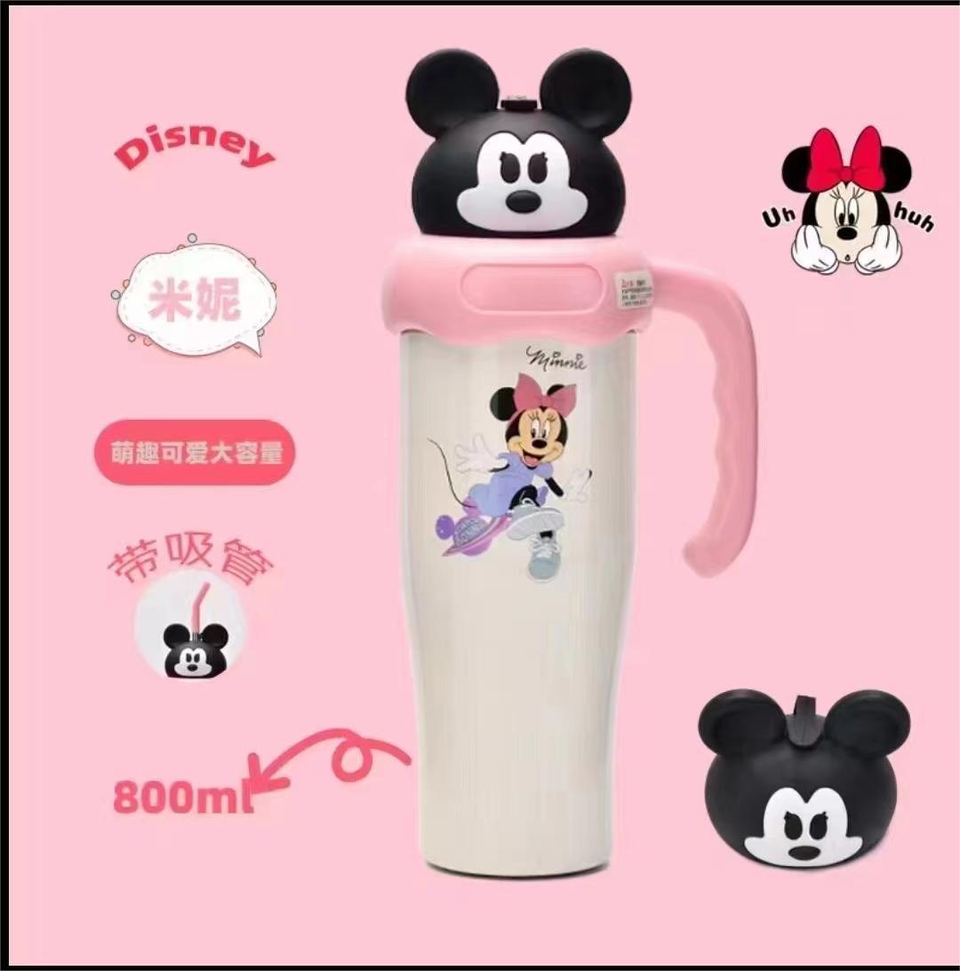 草莓熊米妮冰霸杯咖啡保温杯大容量高颜值吸管水杯可爱便携冰霸杯详情3