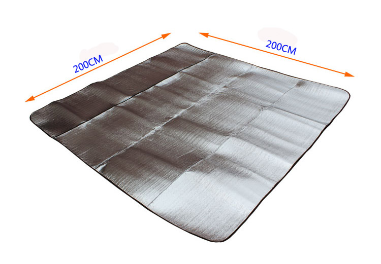批发双面铝膜防潮垫 户外帐篷野餐垫防水隔脏铝箔野餐垫一件代发详情9